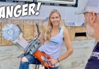 DON'T TRY THIS AT HOME! - Cutting Concrete Walls and Building Floors - Real Off-Grid Living
