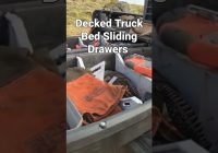 Decked Truck Bed Organizer Sliding Drawers
