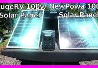 Which Solar Panel is Better? BougeRV 100w 9BB Mono Solar Panel | NewPowa 100w Solar Panel