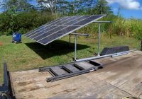 Live Installation of Grid Tie Solar Array System