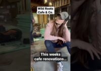 100 Year Old Building Transforming Into a Cafe  #cafe #renovation #timelapse #shorts