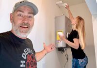Off Grid Water Heater Installation