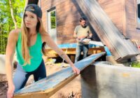 Tearing Off The Backside To Build On |A-Frame Cabin Addition