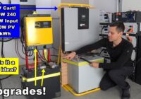 240V Mobile Solar Cart! And New Upgrades for 3kW Solar Cart