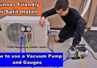 Budget Mini Split Installation for Beginners! w/ Vacuum Pump and Gauges