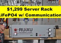 New! $1,299 Ruixu Server Rack Battery. Works with EG4 18KPV! UL1973