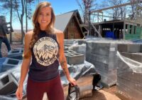 Building a 13x28 BLOCK SAFE ROOM In One Week (part 1.) | A-Frame Cabin Addition