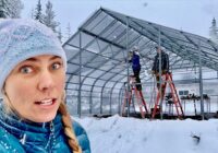 Building Our GreenHouse in a BLIZZARD