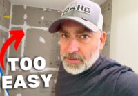 This BACKER BOARD Installation Was TOO EASY | GoBoard Installation