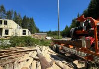 A SECRET LOOK AT MY OFF GRID COMPOUND - MILLING LIMBER LIVE for my SHIPPING CONTAINER HOUSE LIVE