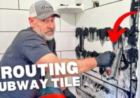 We Made A MESS | Grouting Tiles in Bathroom Shower