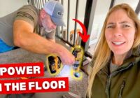 We Cut a HOLE in the Carpet on PURPOSE | Off-Grid Electrical