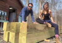 Raising Massive 500lb Posts | Building the Balcony