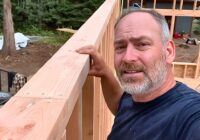 Framing Walls on Our Off Grid House in the Mountains S1E4