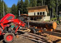 STRANDED OFF GRID | ASMR No Talking LOGS to LUMBER MASSIVE LOG with SAWMILL for SEACAN HOUSE KITCHEN