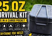 25oz Mess Tin Survival Kit - SilverAnt Titanium Ultralight Mess Tin