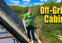 Building a Cabin Roof So Steep You Can't Stand On It | Off-Grid -40° Build